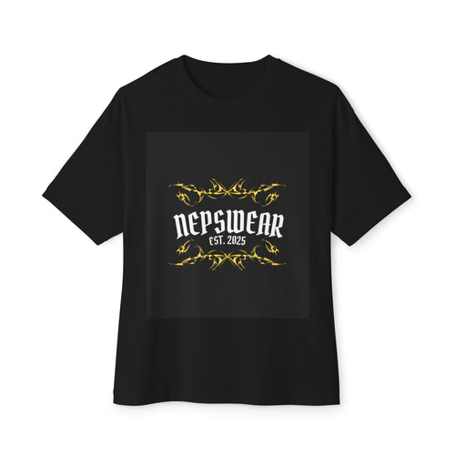 Trendy Unisex Oversized Tee - Casual Style for Everyday Wear, Perfect Gift for Friends, Birthday, Streetwear, Relaxed Fit, NEPSWEAR Design